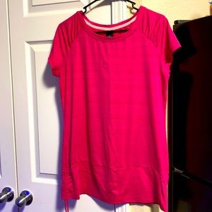 Large Xersion S/S workout top with side ties